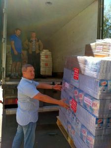 Благотворительный Фонд «Великое Отечество» доставил в Горловку тонны помощи
