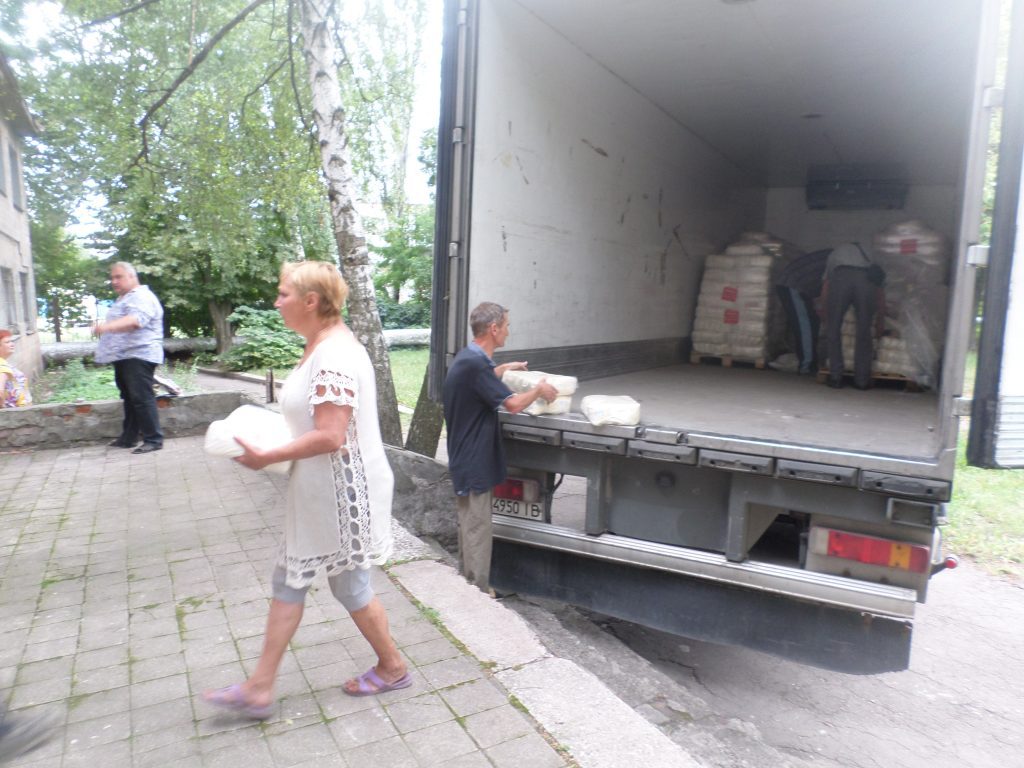 Гуманитарный груз от Благотворительного Фонда "Великое Отечество" доставлен в г.Горловка