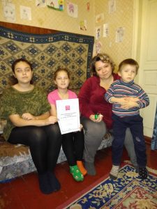 Многодетная семья погибшего защитника Донбасса получила помощь от БФ «Великое Отечество»