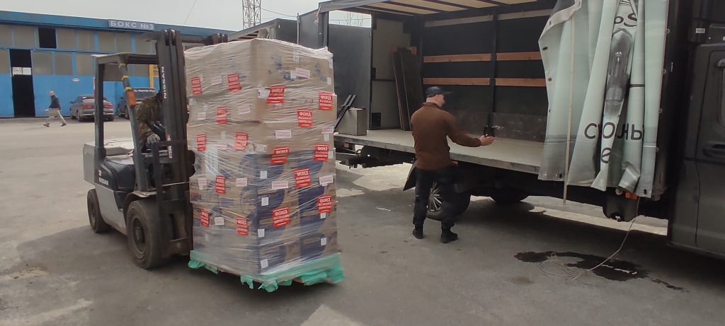 Гуманитарный груз на Донбасс отправлен